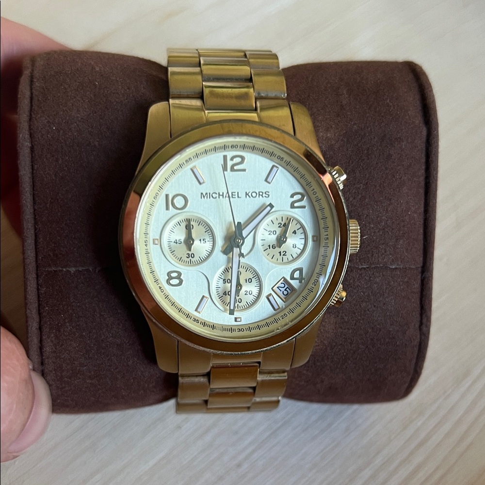 Michael Kors Gold Chronograph Watch